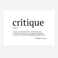 critique